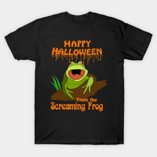 Happy Halloween from the Screaming Frog - Art Zoo T-Shirt